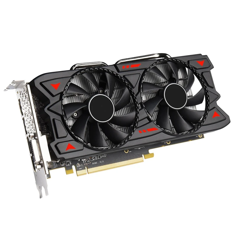 Видеокарта RX580 GDDR5 8 Гб 1257 МГц 1340 бит DVI + HD + DP PCI E 3,0 X16 4096X2160, видеокарта