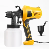 28000rpm spray gun 500w 220v 110v high power home electric paint sprayer 3 nozzle easy spraying and clean perfect for beginner