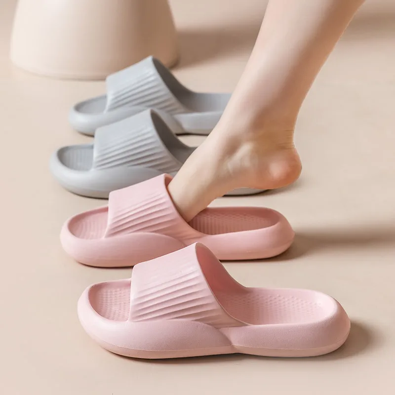 

Shoes Men Slippers Bathroom Anti-skid Odor-proof Silent Slippers Women Shoes Personalized Deodorization