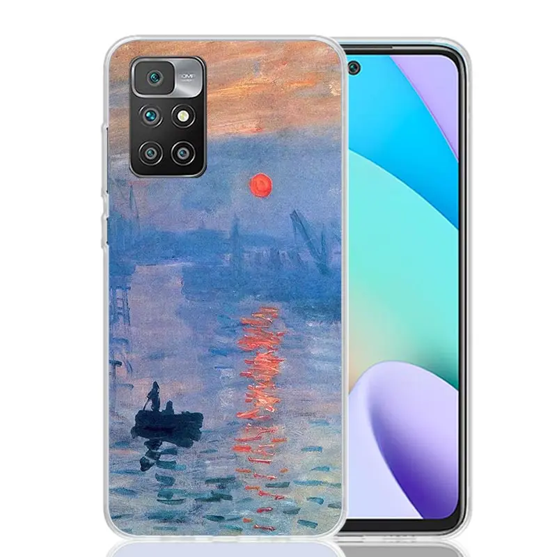 Чехол для телефона Claude Monet Garden Lotus Bridge Xiaomi 12C 12 10C 10 10A 9C 9 9A 9T 8A 8 7A 7 6A 6 Pro S2 K70 K60 K40 K20 Art Co