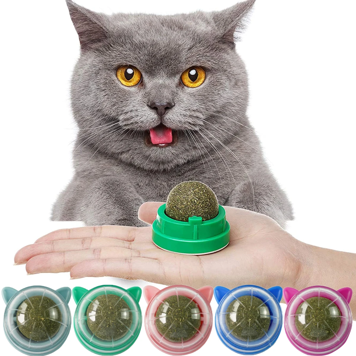 

Натуральная кошачья мята Cat Wall Stick-on Ball, игрушки, лечебные, здоровые, удаляют волосы, мячи, гонящие за игрой, для продвижения питомцев, кошки, травы, закуски