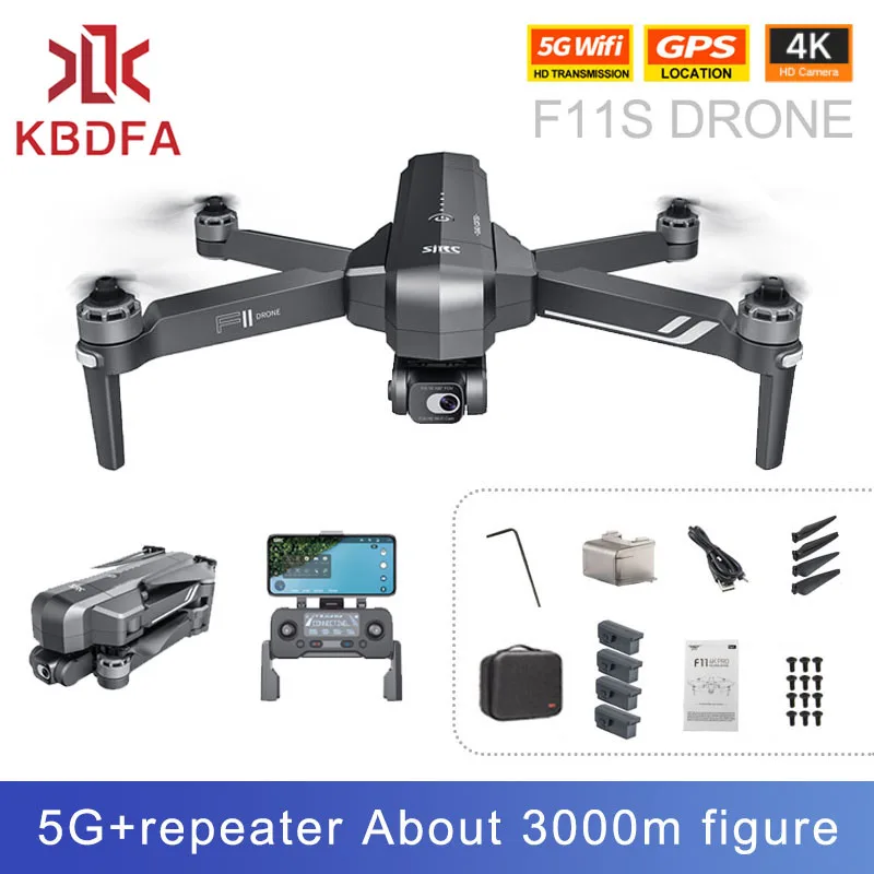 

4K RC Pro Three Kilometers Drone Profesional Quadcopter with Camera Drones Airplane Remote Control Drone Fpv Gps Hd Helicopter