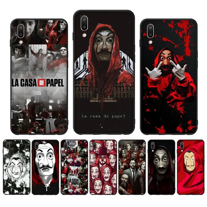 

Money Heist House Paper La Phone Case for Vivo Y91C Y11 17 19 17 67 81 Oppo A9 2020 Realme c3