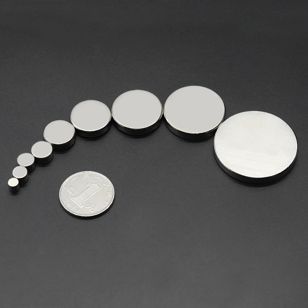 Круглый магнит 5x5 7x5 8x5 10x5 12x5 15x5 20x5 25x5 30x5 мм Неодимовый N35 Постоянный сверхсильный
