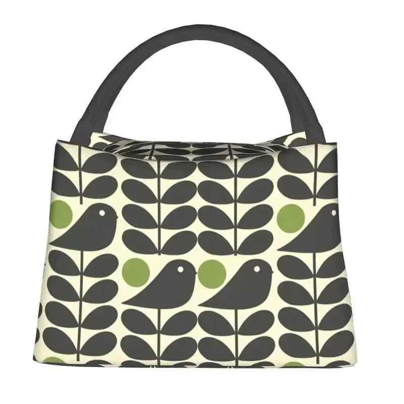Orla Kiely Multistem Birds изолированные сумки для обеда пикника на открытом воздухе