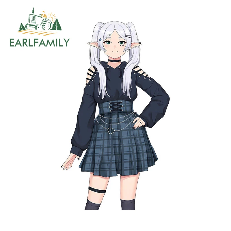 

EARLFAMILY 13 см для холодильника, автомобильные наклейки, солнцезащитные виниловые наклейки, защита от царапин для ноутбука, простой протектор для двери автомобиля