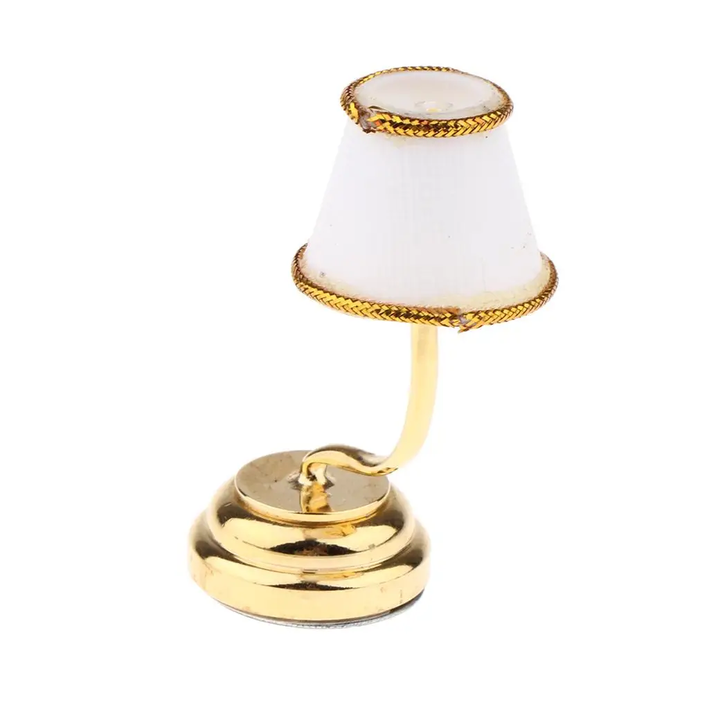 

1:10 Scale Pulsed Light Table Lamp Dollhouse Miniature Battery