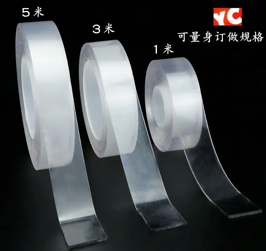 

Yongcheng Wholesale Double-Sided Adhesive Transparent And Traceless Nano Tape Acrylic Double-Sided Adhesive Washed Repeat Magic