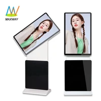 43inch rotating advertising lcd display floor stand rotatable touch screen panel monitor