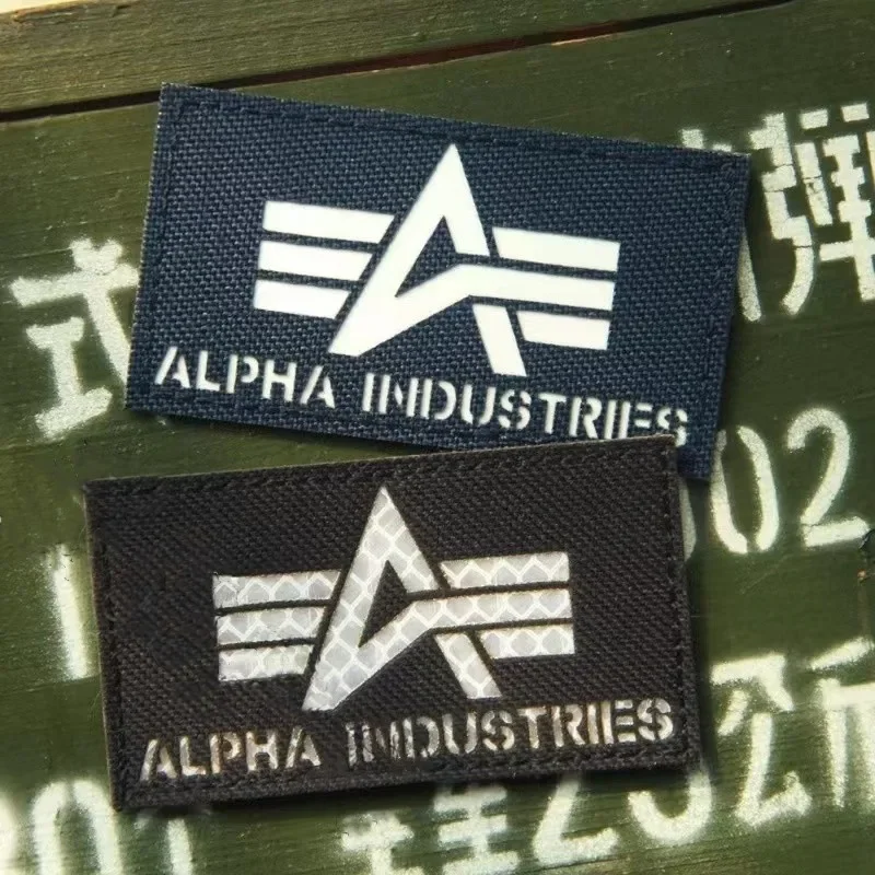 ALPHA Industries значок для морального духа отражающие нашивки с крючками и петлями