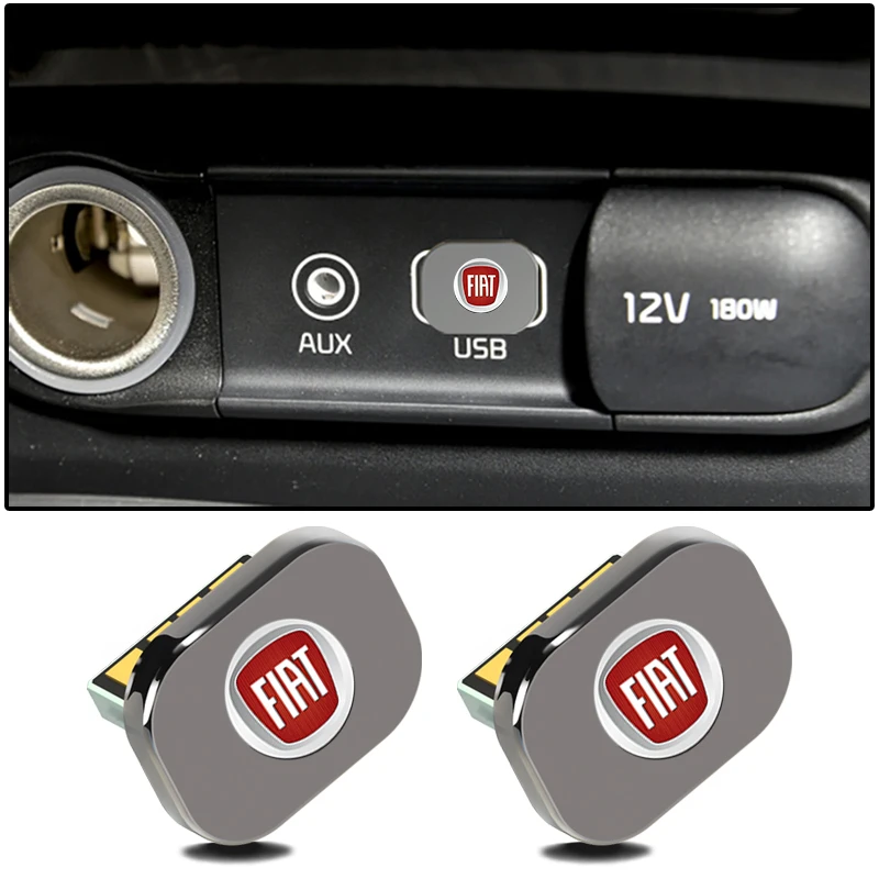 

Car Universal Flash Drive USB Metal U Disk for Fiat 500 Punto Tipo Doblo Panda Bravo 2007 500x FR Uno Freemont Car Accessories