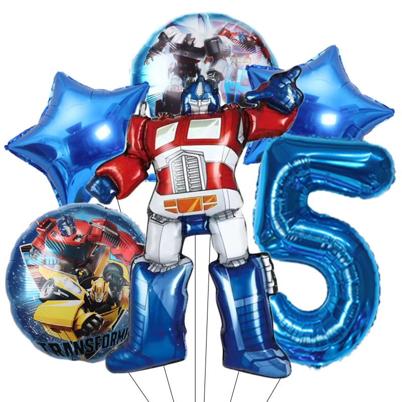 

6 шт. цифровые шары Optimus Prime Bumblebee MINISO