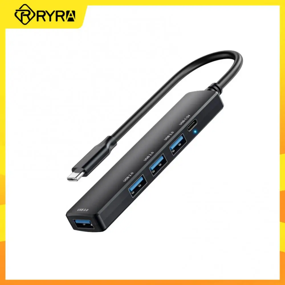

RYRA Type C Hub 5 в 1 многоразветвитель адаптер 5 портов высокоскоростной расширитель несколько USB расширитель для компьютера ноутбука аксессуары