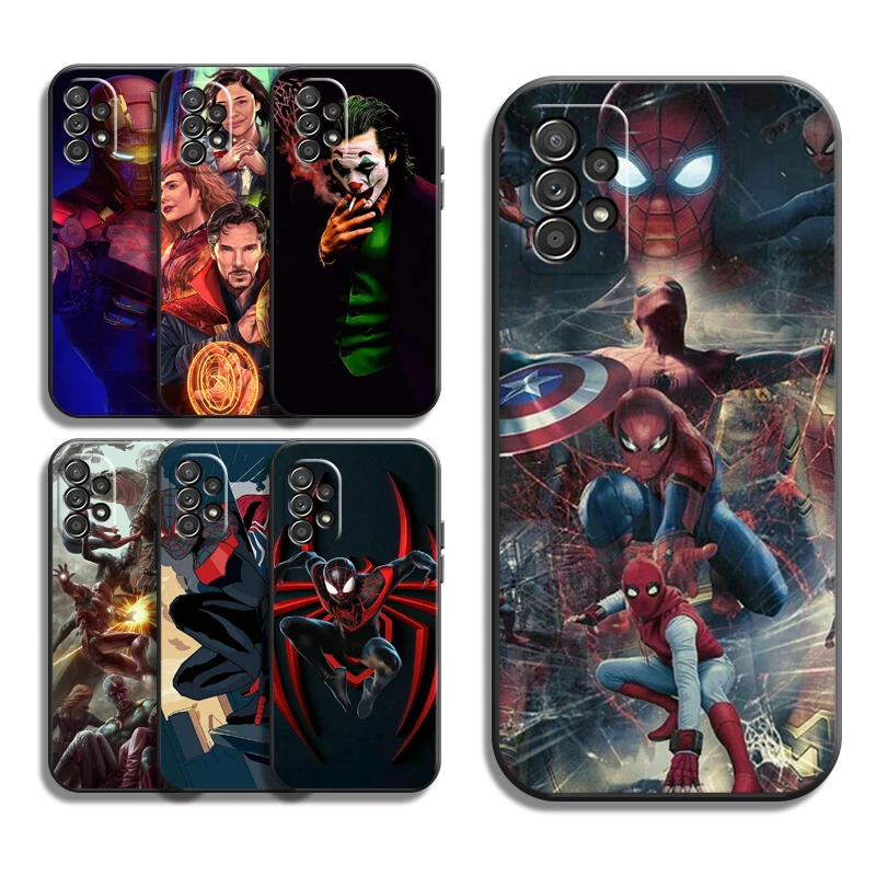

Marvel Avengers Phone Cases For Samsung Galaxy S20 FE S20 Lite S8 Plus S9 Plus S10 S10E S10 Lite M11 M12 Coque Funda Soft TPU