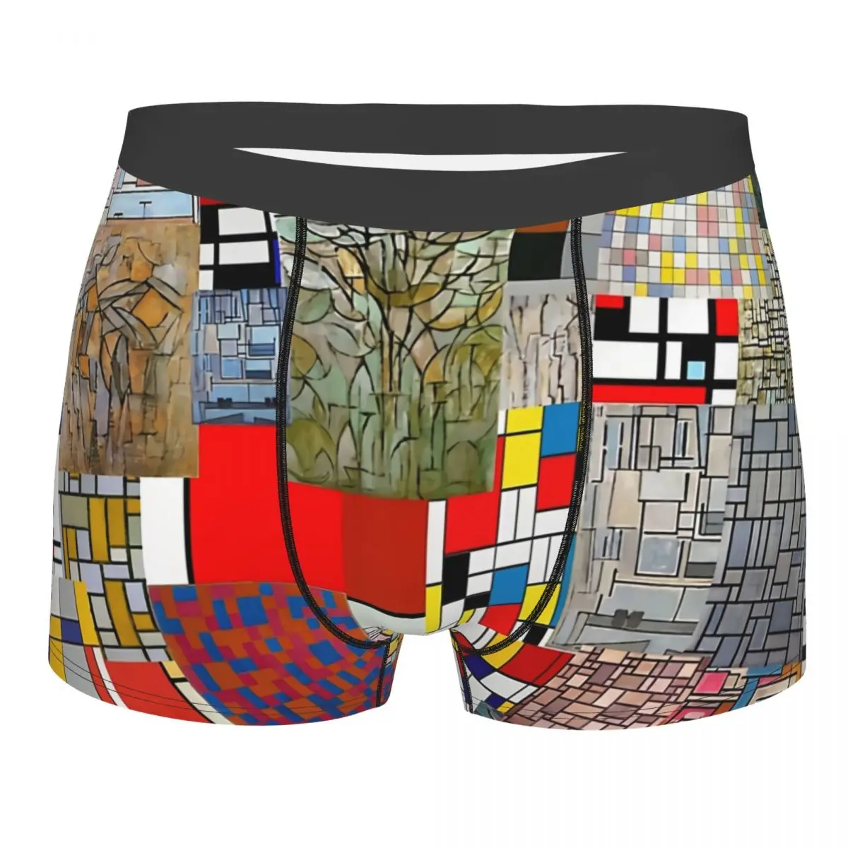 

Трусы-брифы Piet Mondrian, мужское нижнее белье с принтом