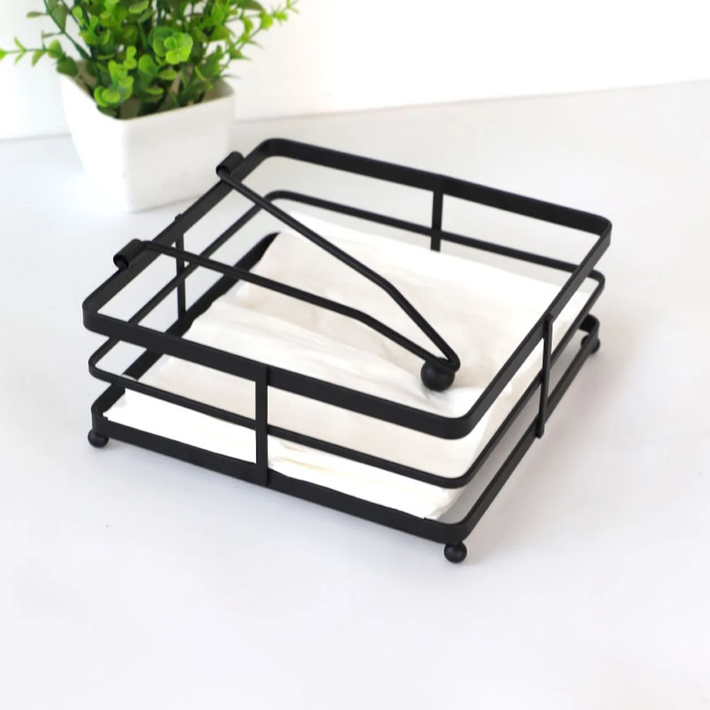 Железный держатель для салфеток поднос ужина вешалка полотенец столешницы