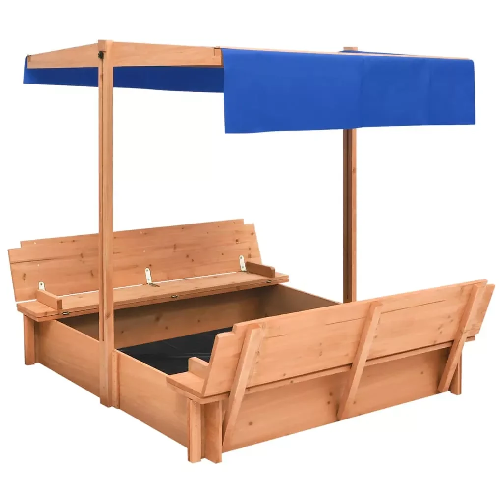 

Sandbox with fir wood roof Outdoor kindergarten large play sand pool home toy sand pool set sand pit sandbox amusement equipment