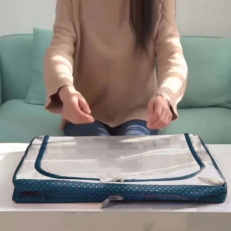 Органайзер для одежды из ткани Оксфорд складной контейнер хранения простыней