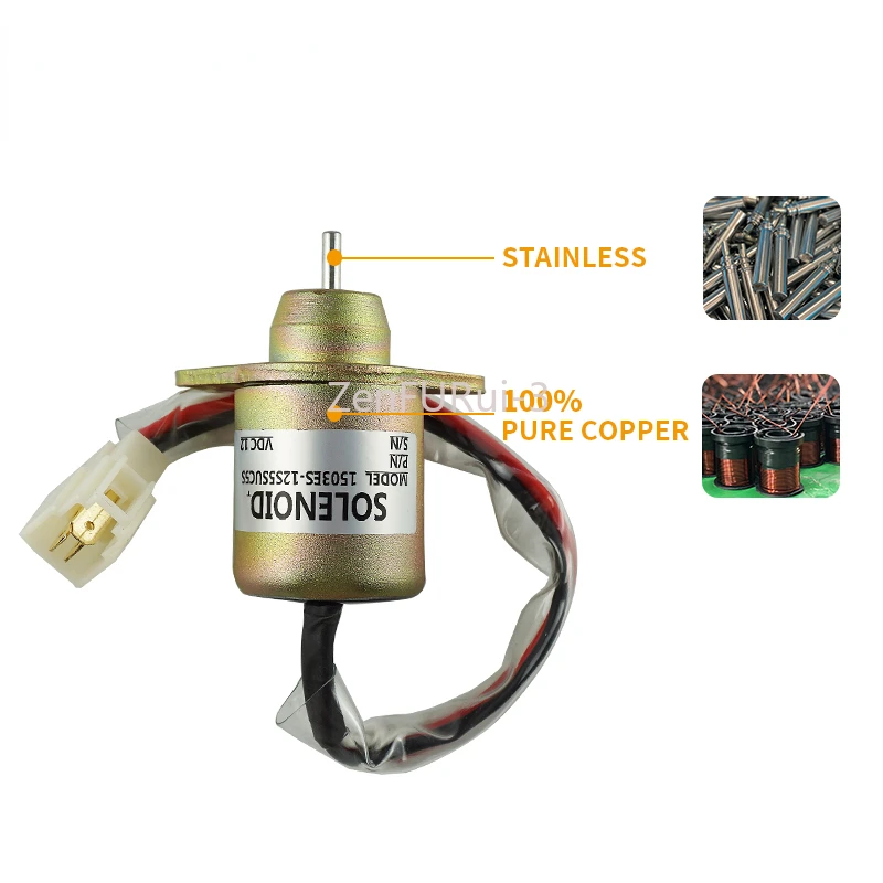 

1503ES-24S5SUC5S Engine Fuel Stop Solenoid SA-5213 1503-12S5SUC5S Shut Off Solenoid