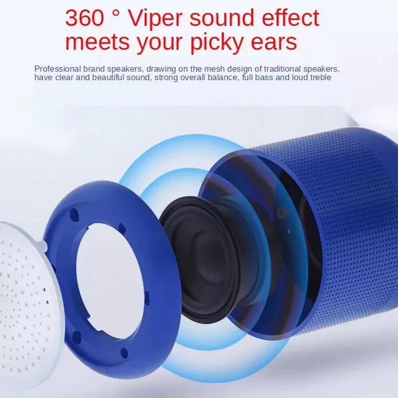 Bluetooth-динамик Lenyes S805 водонепроницаемый с защитой от падения 360 градусов объемный