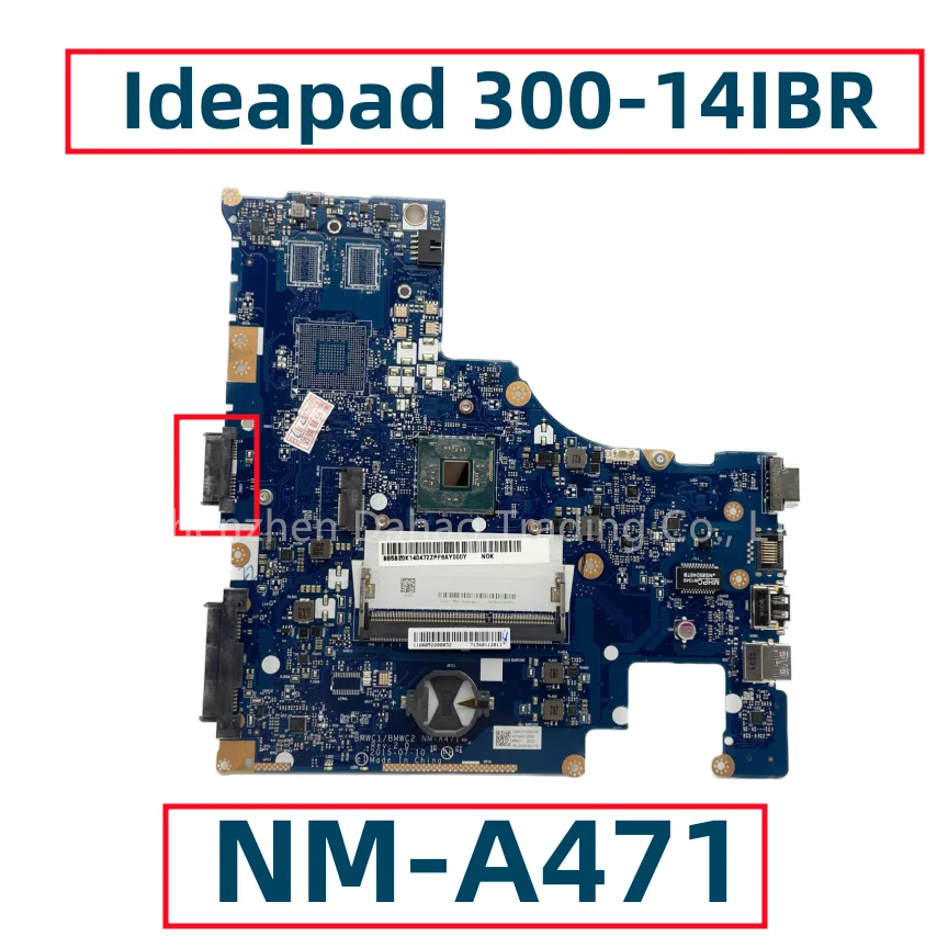 Материнская плата BMWC1 BMWC2 для Lenovo Ideapad 300-14IBR 300-15IBR Lapptop с процессором Inter N3050 N3060, полностью протестирована