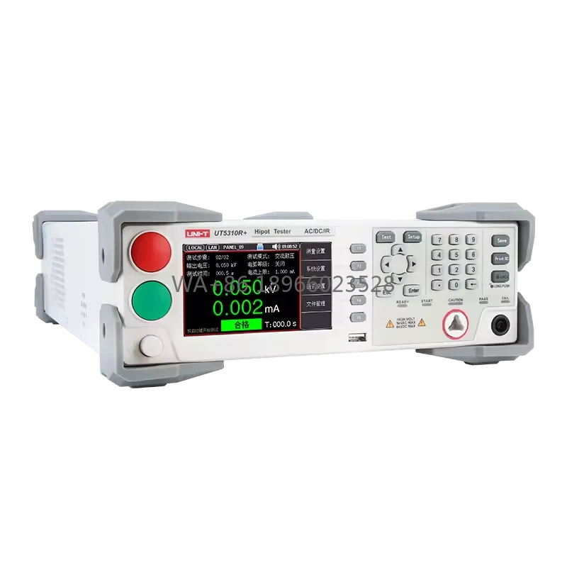 Фото Программируемый тестер высокого напряжения UT5310R+ (AC/DC) с интерфейсом RS232, 4,3-дюймовым TFT LCD-дисплеем, 1 каналом, 5 кВ, 6 кВ, 20 мА №1