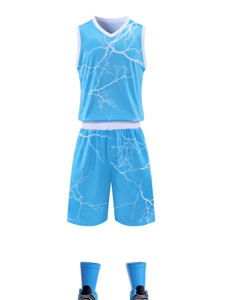 Мужская Форма Баскетбольной Команды Комплект 24-25 Тренировочный Жилет И Шорты