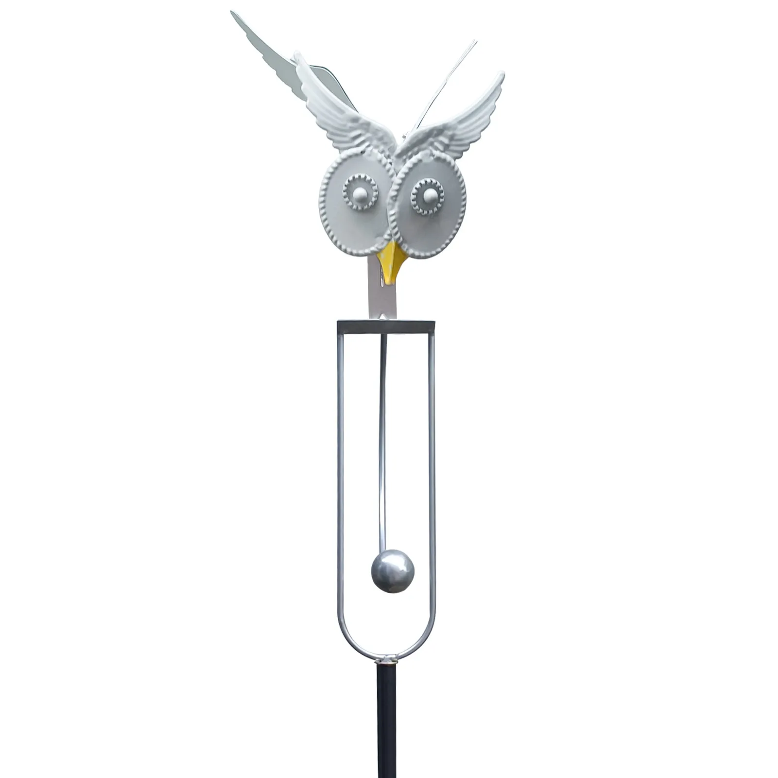 

Спиннеры с изображением совы, уличная металлическая качалка-качалка для животных, садовая декоративная металлическая статуя совы, декорат...