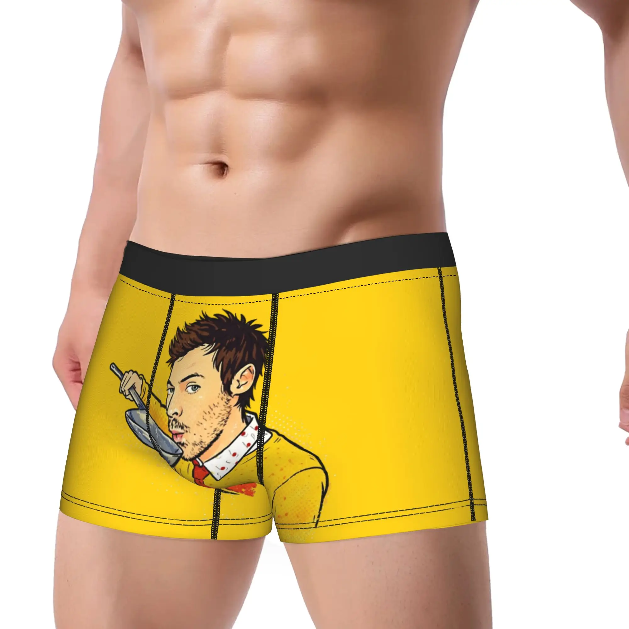 Фото Мужские трусы-боксеры Harrys Styles Kiss All The Time Disco Occasionally Long Underwear, забавные трусы-шорты, мягкие мужские трусы №2