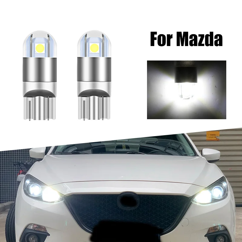 4 шт. светодиодные габаритные лампы для парковки W5W T10 Mazda 2 DY DE DH 3 BK BL BN 5 6 GG GH GJ CX-3 CX-5