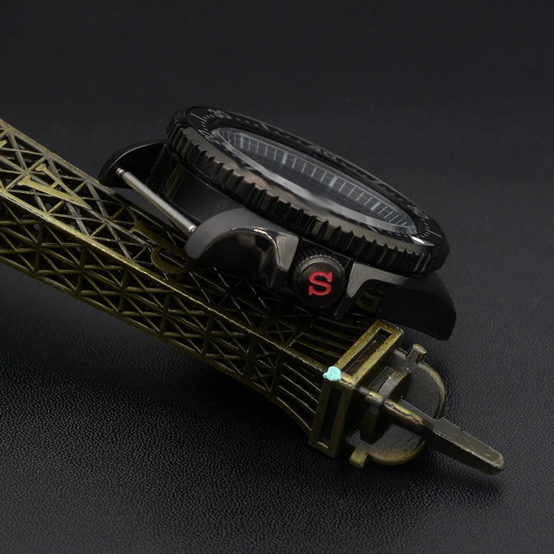 Купить 42 мм чехол для часов для дайвинга из нержавеющей стали для Skx007 Skx009 SPRD 5 подходит для 4R35 4R36 NH35 NH36 движение модный Безель сапфировый