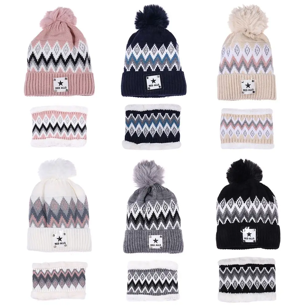 

Coral Fleece Winter Women Knitted Hats Add Fur Warm Winter Hats For Women With Zipper Keep Face Warmer Balaclava Pompoms Cap