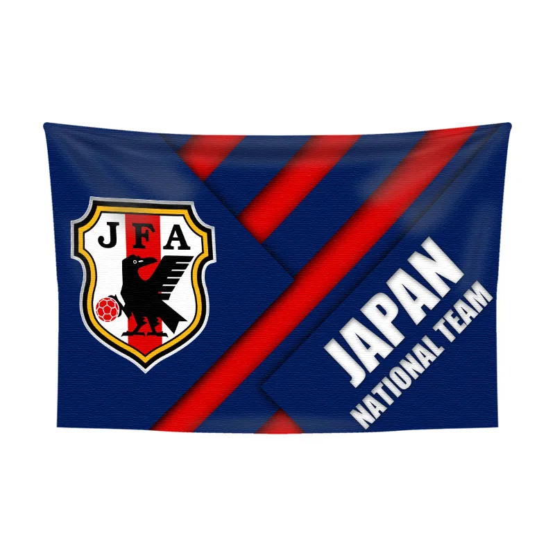 

Japan National Team Tapestry Aesthetic Wall Banner Hanging Room Decor Home Decoration World Football Club Cloth Backdrop