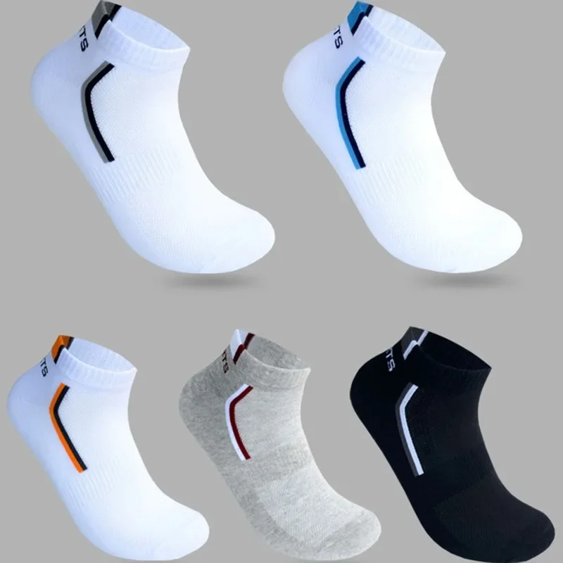 

Men Socks Stretchy Shaping Teenagers Short Sock Suit for All Season Non-slip Durable Male Socks Hosiery