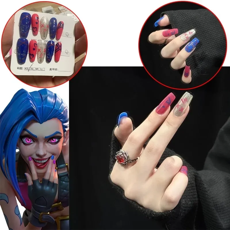 Битва за двух городов Jinx бронированное аниме стиль для горячих девушек ручная