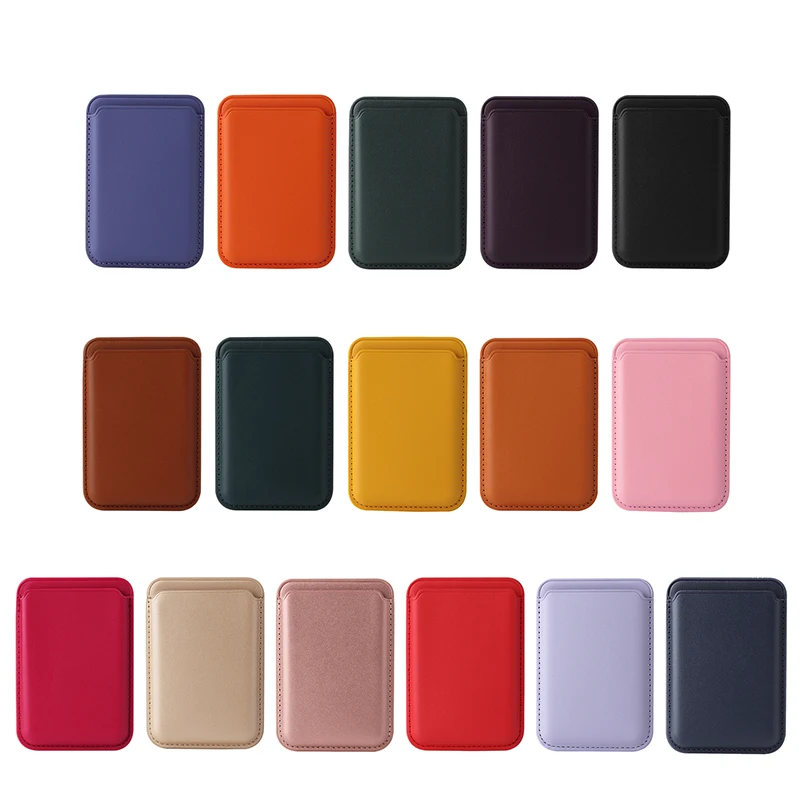 Магнитный кожаный чехол-кошелек для Apple Magsafe, чехол для IPhone 12, 13 Pro Max, с отделениями для карт, удостоверения личности, кредитных карт