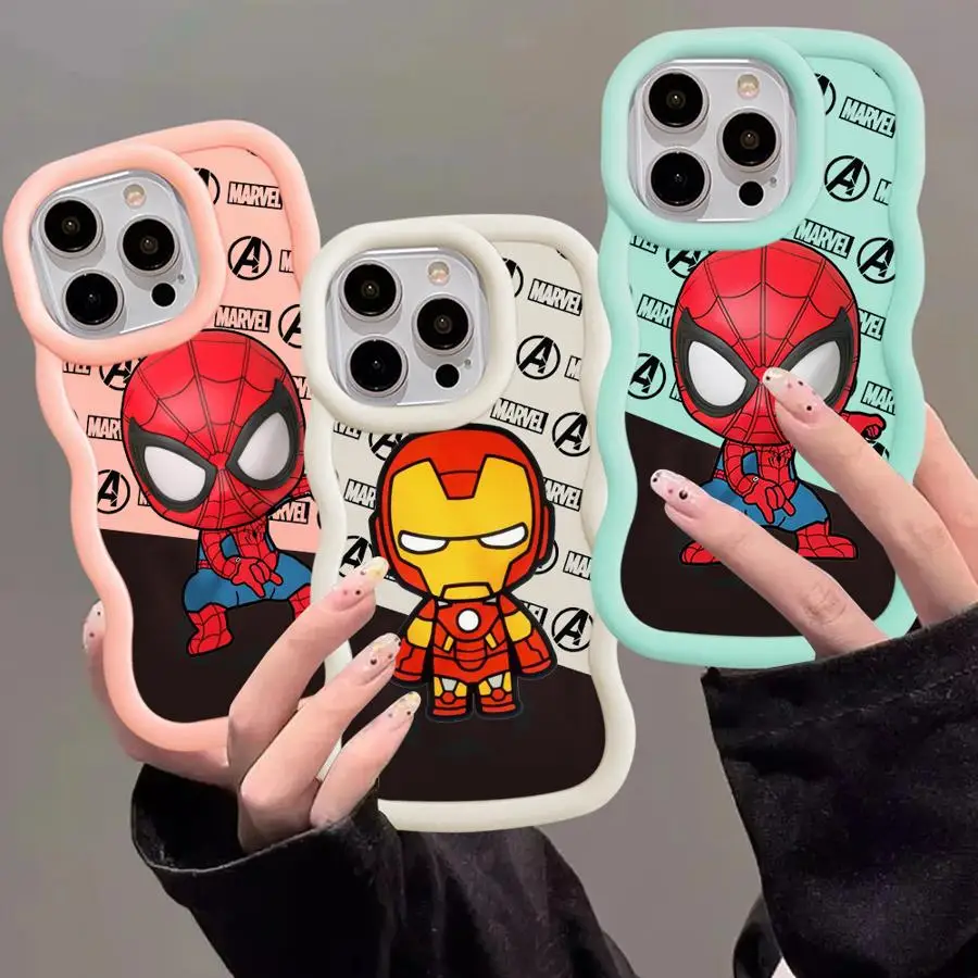 Marvel Sipiderman Deadpool Phone Case for Xiaomi Redmi Note 13 12 Pro 10 11s 8 9s 12S 11 Plus 10s Soft Cover