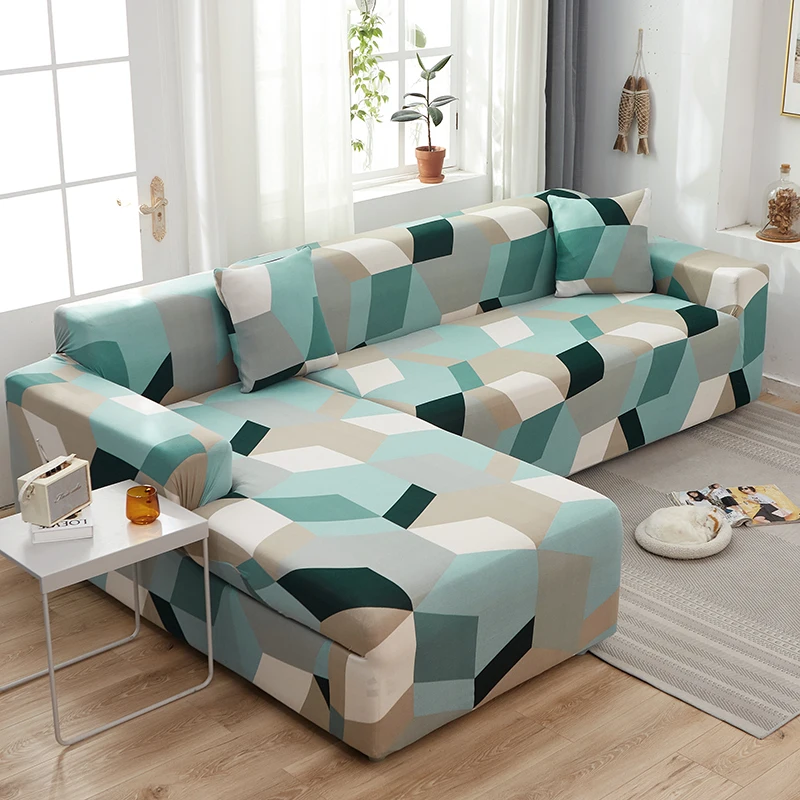 

Sofa Cover Elastic Sectional Couch Needs 2 PCS Slipcover Corner L-shape Sofa Cover for Living Room funda sofa chaise lounge