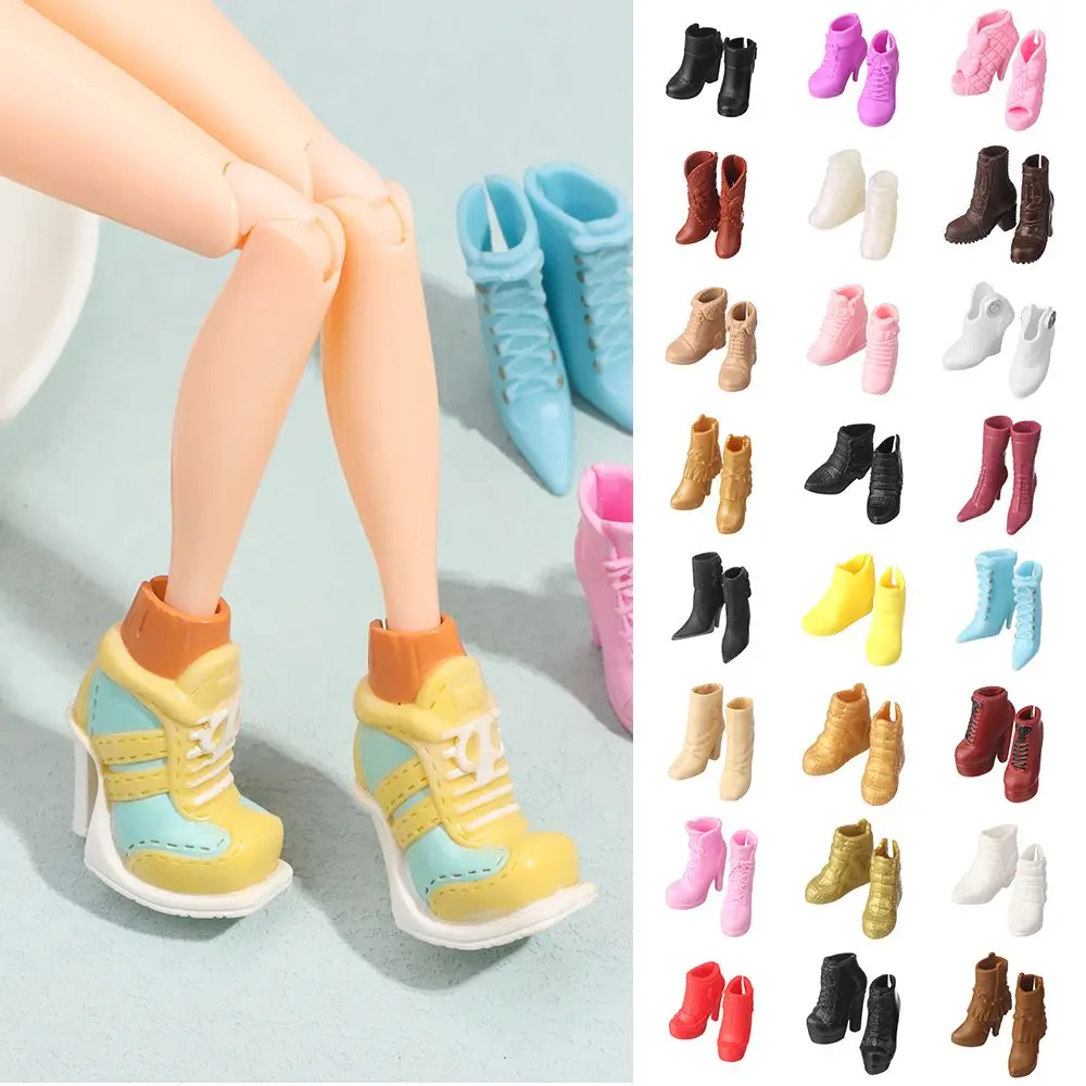 

Модные пластиковые носки для кукол-героев длиной 2,2 см, 25 стилей, длинные аксессуары