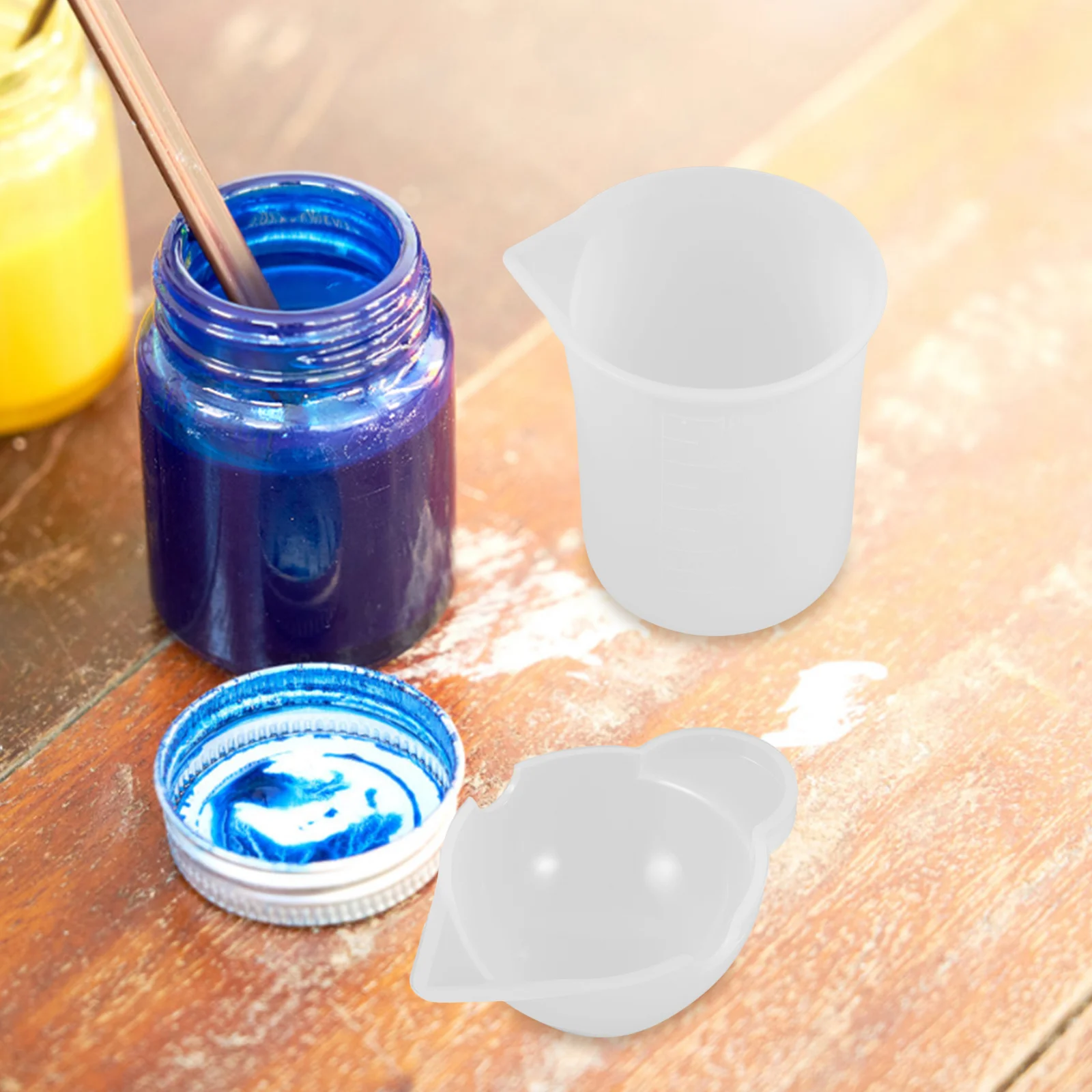 

Силиконовая мерная чашка, Набор чашек, закладка из смолы, литые формы, инструменты, принадлежности, ювелирные изделия, силикагель для готовки