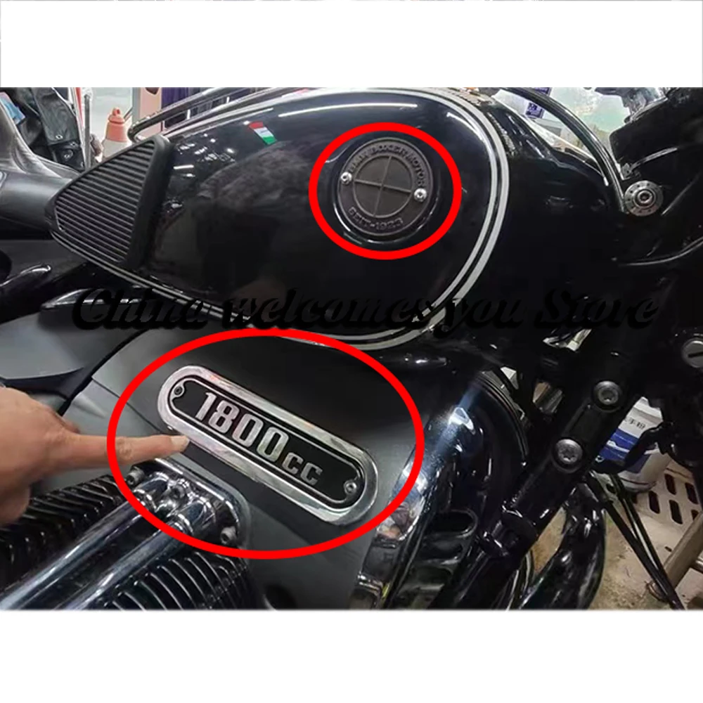 

Именная пластина двигателя, алюминиевый боковой знак, декоративная крышка, замена для мотоцикла, декоративная крышка для BMW R18 R18 B R18 Classic R18 ...