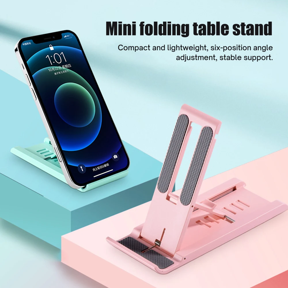 foldable tablet desktop phone stand 6 levels adjustable desk holder foldable desk bracket for xiaomi ipad iphone samsung free global shipping