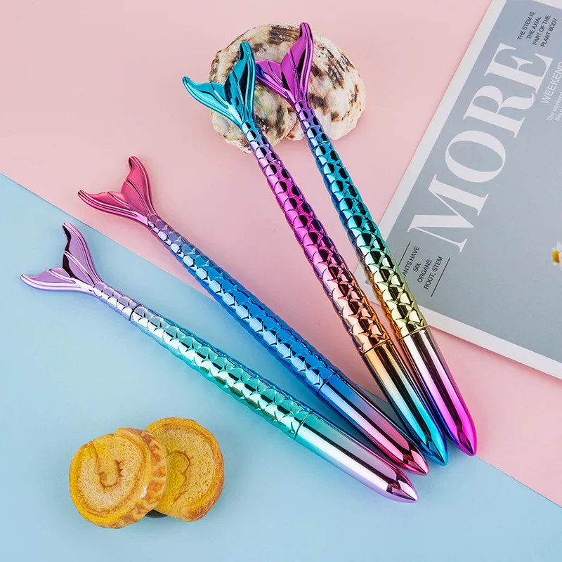 

Creative Unisex Pen Mermaid Unisex Pen 0.5mm Signature Pen Cute Water Pen Kawaii Unisex Pen Gel Pens Papeleria Y Oficina