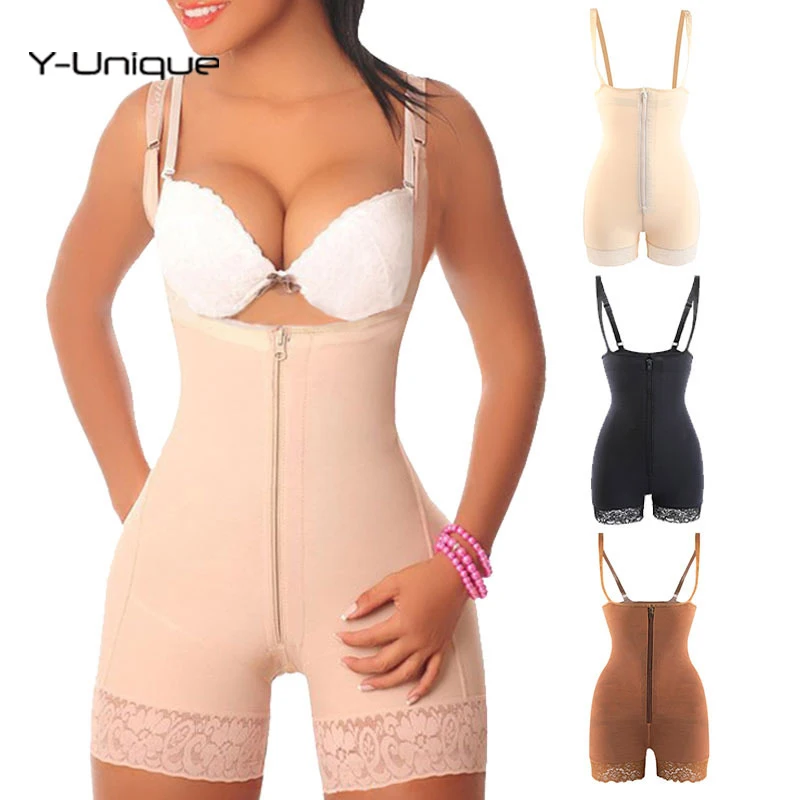 

Fajas Reductoras Plus Size S-6XL Magic Full Body Shaper Bodysuit Slimming Waist Trainer Girdle Thigh Trimmer Weight Loss Corset