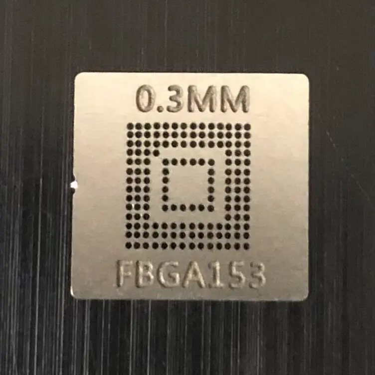 Прямой нагрев 80*80 90*90 фотолампа EMMC 153 169 BGA 0 3 мм BGA153 BGA169 Stencil