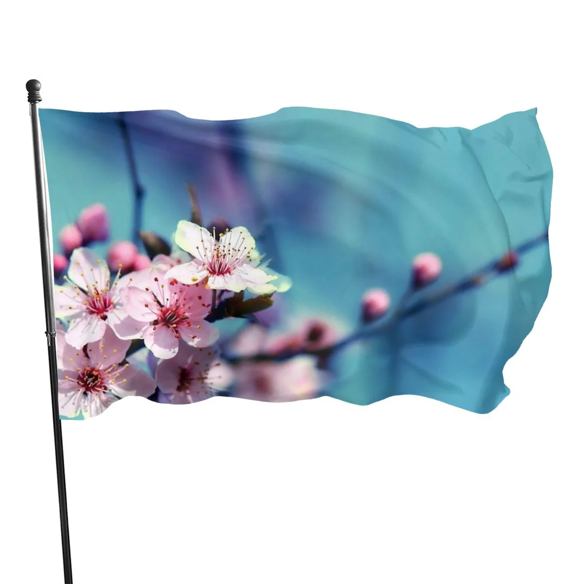 

Cherry Blossoms Spring Flag 3x5 Ft