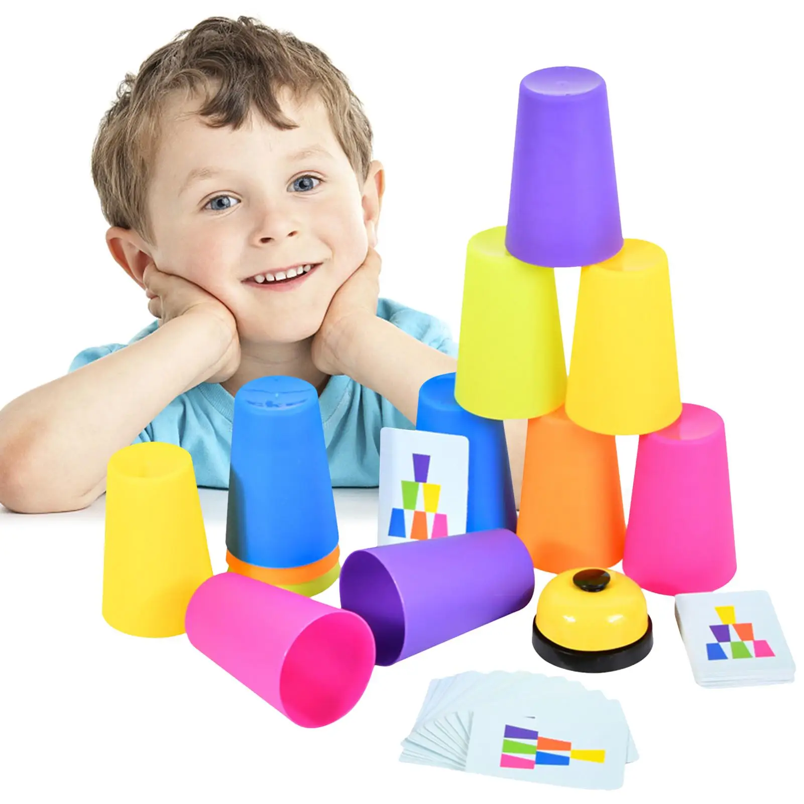 

Cup Stacking Set Kids Kids Adults Cup Stacking Set Sporting Stack Cups Speed Training Game For Travel Party Challenge