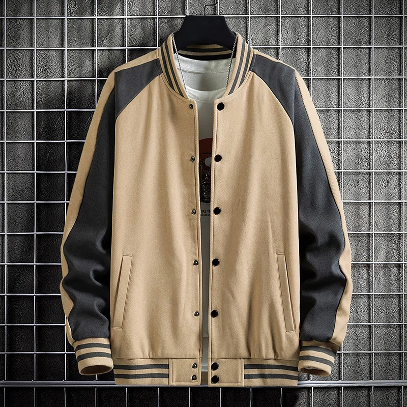 Куртка мужская бейсбольная в Корейском стиле модная повседневная униформа