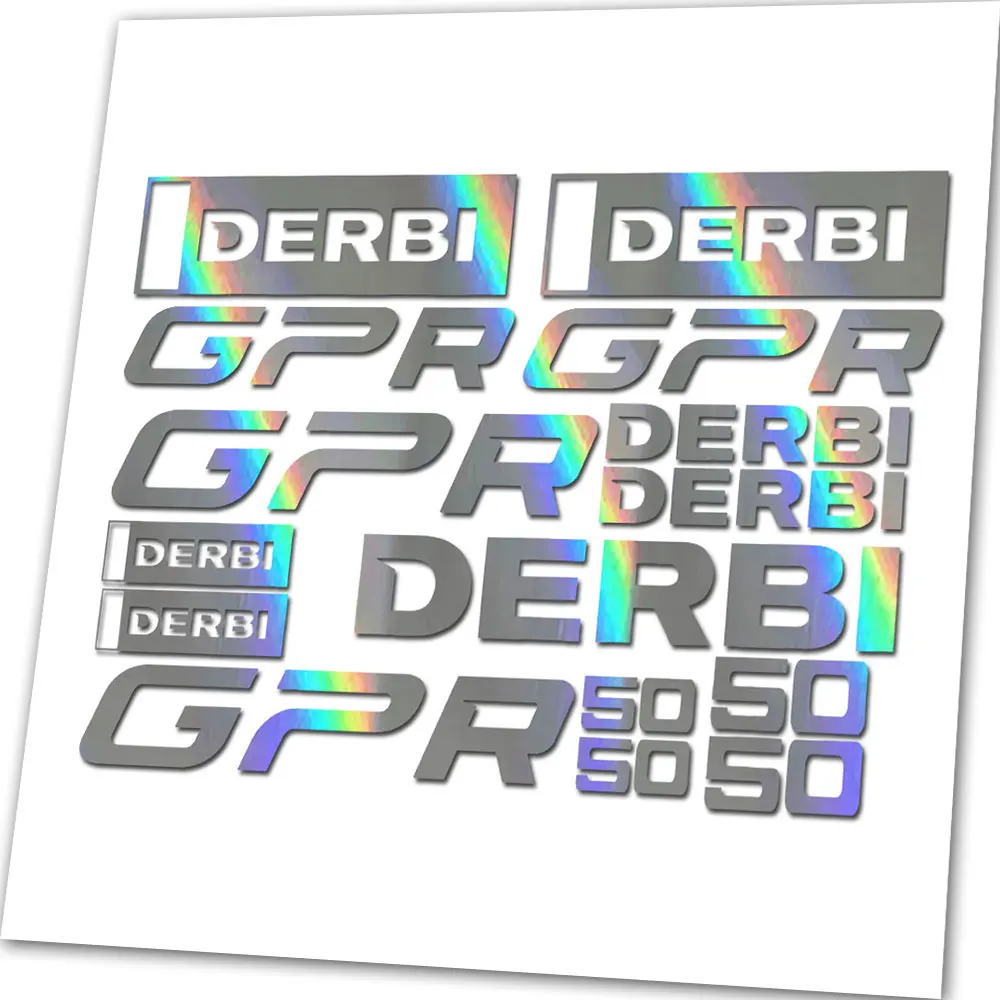 

Наклейка/стикер для скутера Derbi GPR GP-R 50, доступны во всех цветах