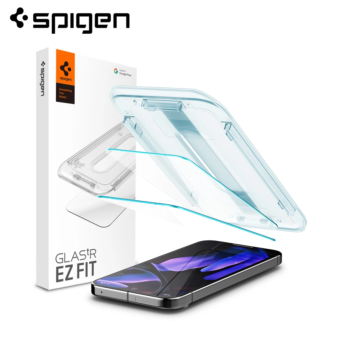 Защитная пленка Spigen Google Pixel 9 Pro XL/9 Pro/9 Glas.tR EZ Fit (2 шт.)
